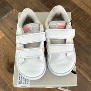 Adidas Grand Court 2.0 toddler - white - sz 5